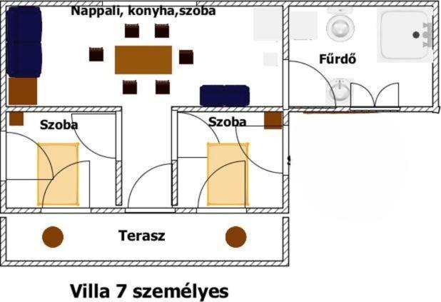 Smeraldo Villa Siófok Eksteriør bilde