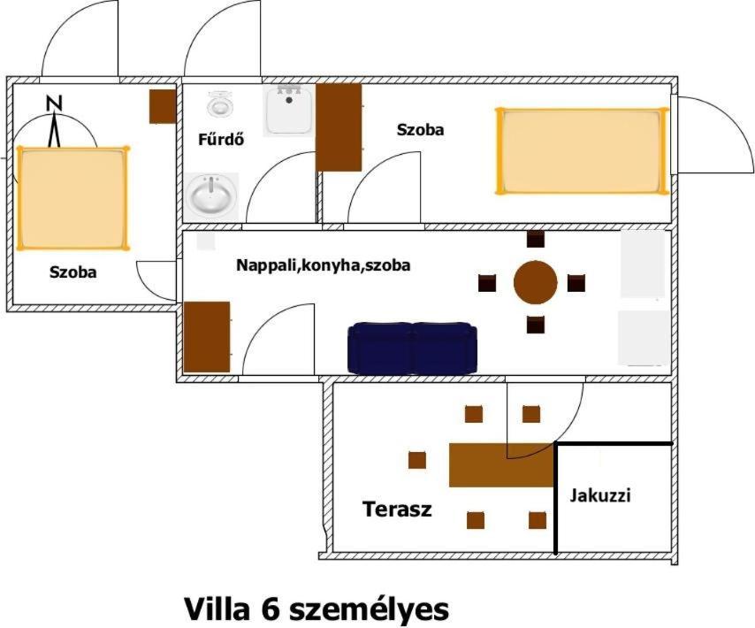 Smeraldo Villa Siófok Eksteriør bilde