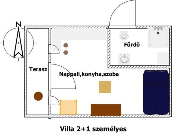 Smeraldo Villa Siófok Rom bilde